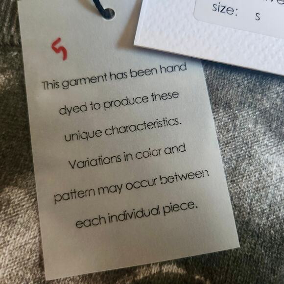 27 Miles Malibu Aylin Sweater Tie Dye Skull Silver Women sz Small NEW | MSRP$335 - Picture 7 of 9